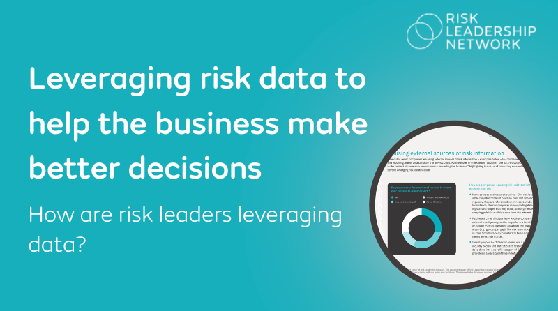 Leveraging risk data