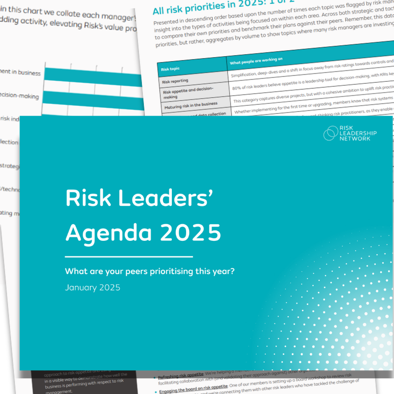 Risk Leaders Agenda 2025 - square