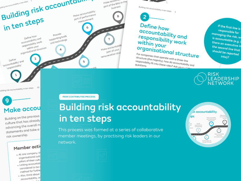 building risk accountability in ten steps